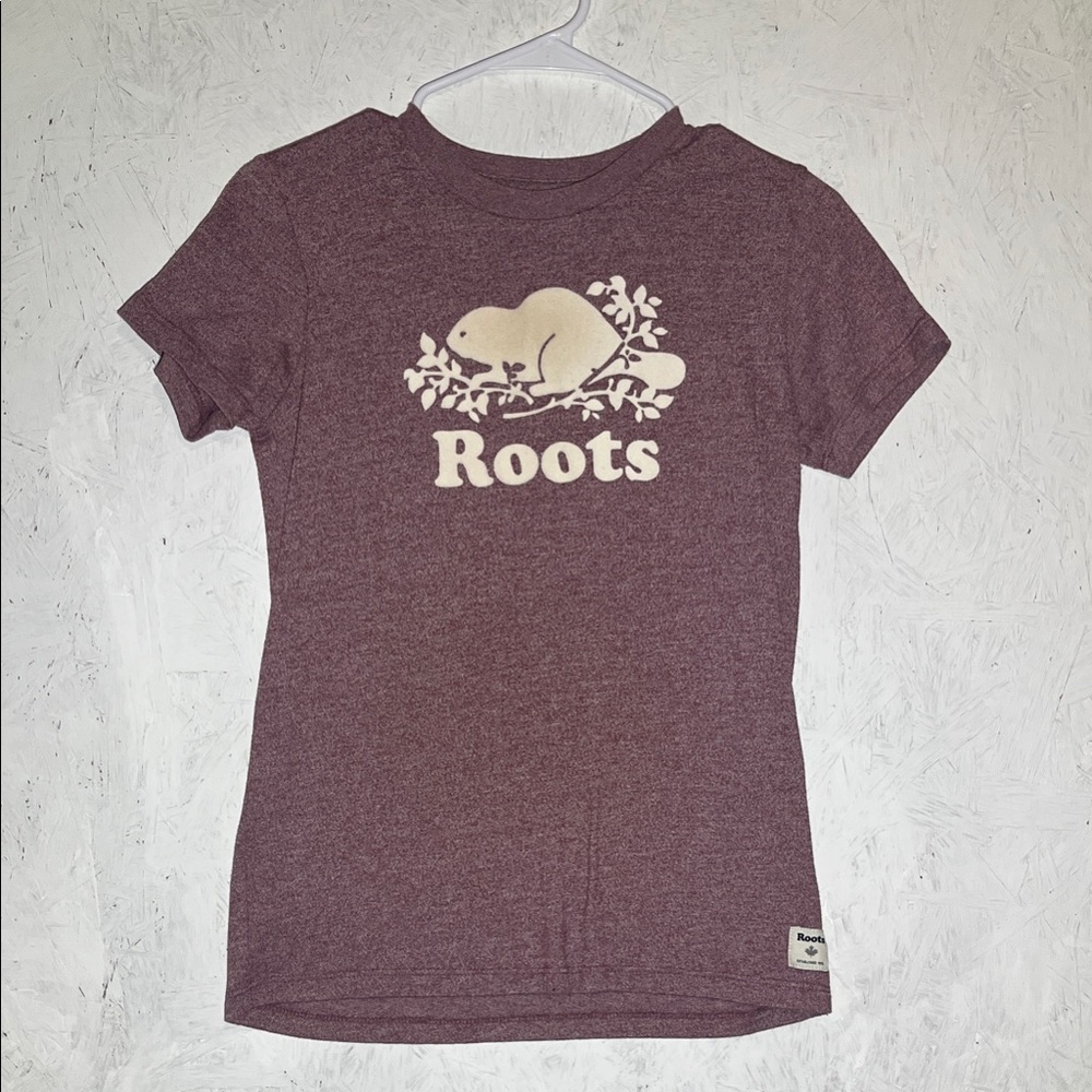 3/$20 Roots Maroon Beaver Graphic Tee